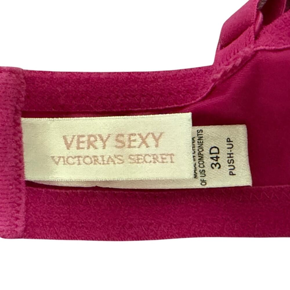 Victoria's Secret "Very Sexy Push-Up"  Bra With Rhinestones 34D - Picture 4 of 4